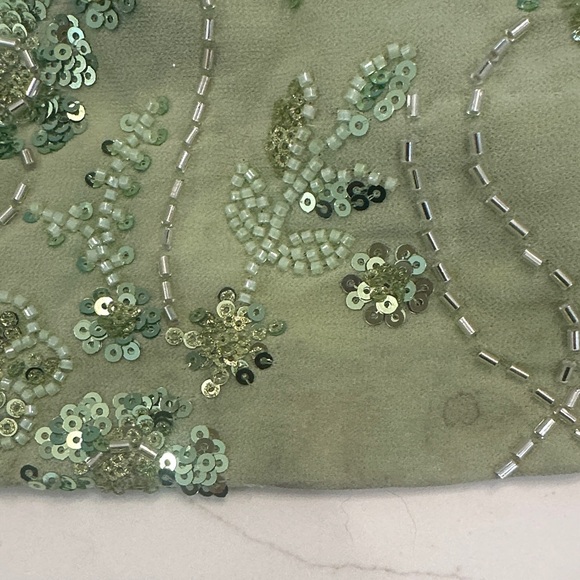 Peppermayo Celandine Beaded Maxi Dress in Lime - Picture 9 of 10